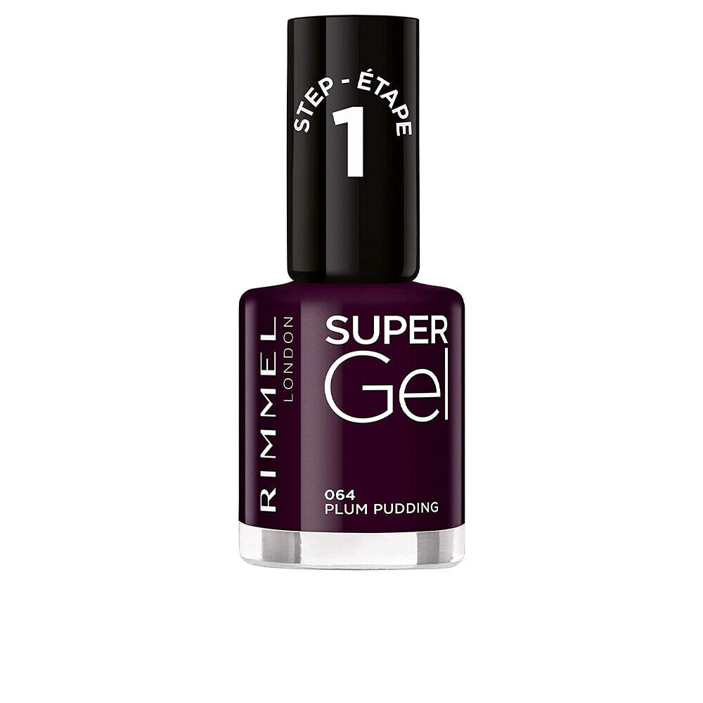 Nagu laka Rimmel London Super Gel Plum Pudding Nº 064 (12 ml) цена и информация | Nagu lakas, stiprinātāji | 220.lv