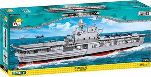 Klocki cobi uss enterprise (cv-6) cobi 2510 elementów цена и информация | Конструкторы и кубики | 220.lv