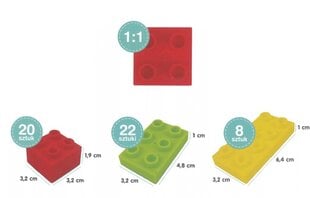 Блоки Аскато 113555, 50 д. цена и информация | Конструкторы и кубики | 220.lv
