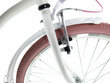 Bērnu velosipēds Davi Amelia, 130-165 cm augumam, 6 ātrumu Shimano ātruma pārslēdzējs, 24" alumīnija rati, klūgas grozs, Balts/rozā cena un informācija | Velosipēdi | 220.lv
