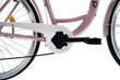 Sieviešu velosipēds Davi Emma, 7 ātrumu Shimano ātruma pārslēdzējs, 160-185 cm augumam, 28" alumīnija rati, klūgas grozs, Rozā cena un informācija | Velosipēdi | 220.lv