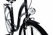 Sieviešu velosipēds Davi Lila, 160-185 cm augumam, 28" alumīnija rati, klūgas grozs, Melns cena un informācija | Velosipēdi | 220.lv