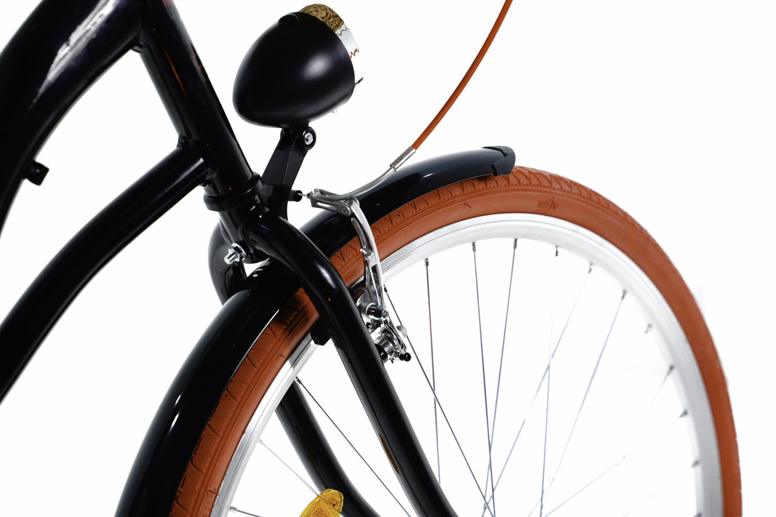 Sieviešu velosipēds Davi Lila, 160-185 cm augumam, 28" alumīnija rati, klūgas grozs, Melns/rozā cena un informācija | Velosipēdi | 220.lv