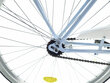 Sieviešu velosipēds Davi Lila, 160-185 cm augumam, 28" alumīnija rati, klūgas grozs, Zils цена и информация | Velosipēdi | 220.lv
