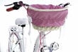 Sieviešu velosipēds Davi Maria, alumīnija rāmis, ar amortizatoru, 7 ātrumu Shimano ātruma pārslēdzējs, 160-185 cm augumam, 28" alumīnija rati, klūgas grozs, Balts/rozā цена и информация | Velosipēdi | 220.lv