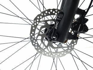 Vīriešu velosipēds Kands Avangarde, 166-181 cm augumam, alumīnija rāmis, ar amortizatoru, 27 ātrumu Shimano ātruma pārslēdzējs, 28" alumīnija rati, Melns цена и информация | Велосипеды | 220.lv