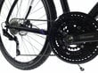 Vīriešu velosipēds Kands Avangarde, 182-200 cm augumam, alumīnija rāmis, ar amortizatoru, 27 ātrumu Shimano ātruma pārslēdzējs, 28" alumīnija rati, Melns cena un informācija | Velosipēdi | 220.lv