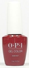 Nagu laka Miami Beet Opi Piesātināti Sarkans (15 ml) cena un informācija | Nagu lakas, stiprinātāji | 220.lv