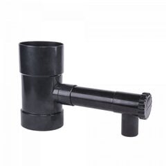 Сборник дождевой воды/сифон с клапаном - 90 мм - GRAFIT цена и информация | Водосточные системы | 220.lv
