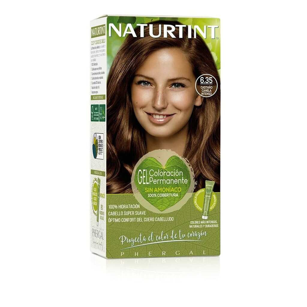 Noturīga Krāsa Naturtint Naturtint 6.35 castaño canela intenso Nesatur Amonjaku (170 ml) цена и информация | Matu krāsas | 220.lv