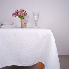 Norravilla lina galdauts Classic white, 140x200 cm. цена и информация | Скатерти, салфетки | 220.lv