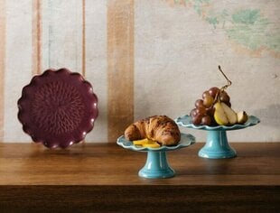 Keramikas statīvs desertiem Leone, Ø 21,5 x 9 cm cena un informācija | Trauki, šķīvji, pusdienu servīzes | 220.lv