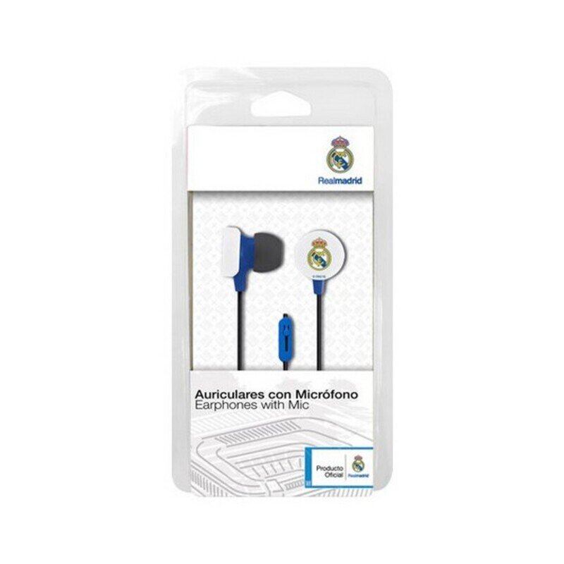 Austiņas In ear headphones Real Madrid C.F. cena un informācija | Austiņas | 220.lv