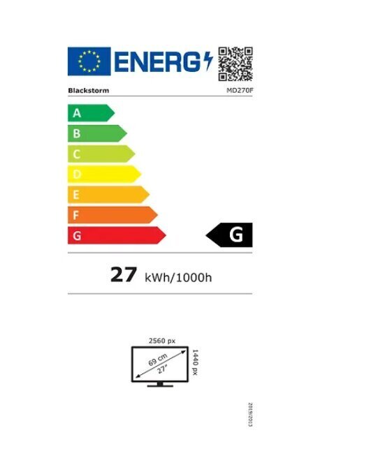 Blackstorm 27QHD cena un informācija | Monitori | 220.lv