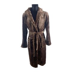 Халат с капюшоном для мужчин Elite Bamboo, Kоричневый  цена и информация | Мужские халаты, пижамы | 220.lv