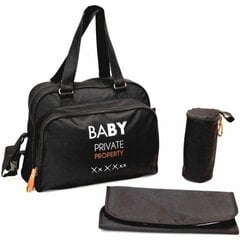 Autiņbiksīšu maiņas soma Baby on Board Simply Melns cena un informācija | Aksesuāri bērnu ratiem | 220.lv