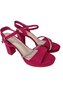 Sieviešu sandales uz papēdi CINK ME, rozā. cena un informācija | Sieviešu sandales | 220.lv