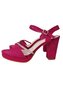 Sieviešu sandales uz papēdi CINK ME, rozā. cena un informācija | Sieviešu sandales | 220.lv