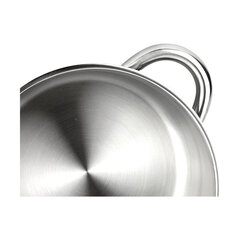 Кастрюля с крышкой FAGOR Silverinox, нержавеющая сталь 18/10 хром, Ø 24 см цена и информация | Кастрюли, скороварки | 220.lv