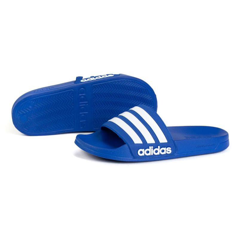 Pludmales sandales vīriešiem Adidas Adilette Zils cena un informācija | Vīriešu iešļūcenes, čības, sandales | 220.lv