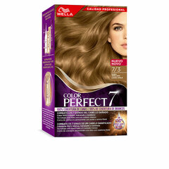 Noturīga Krāsa Wella Color Perfect 7 Nº 7/3 Sirmi Mati Lazdu Riekstu Blonds 60 ml cena un informācija | Matu krāsas | 220.lv