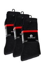Мужские спортивные носки Stark Soul Essential 2091 пары, черные, 9 пар цена и информация | Мужские носки | 220.lv