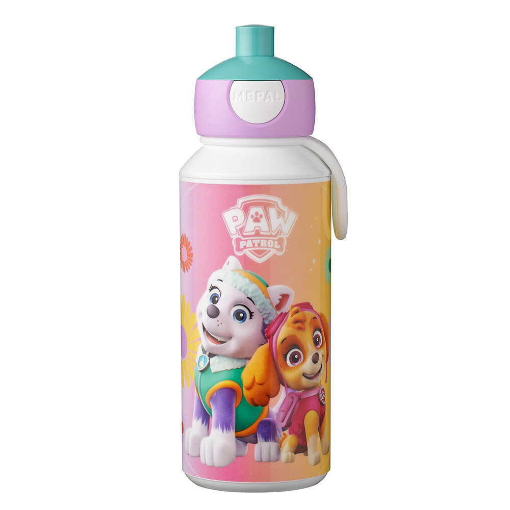 Mepal Pop-Up ūdens pudele 'Paw Patrol Girls', 400 ml цена и информация | Ūdens pudeles | 220.lv