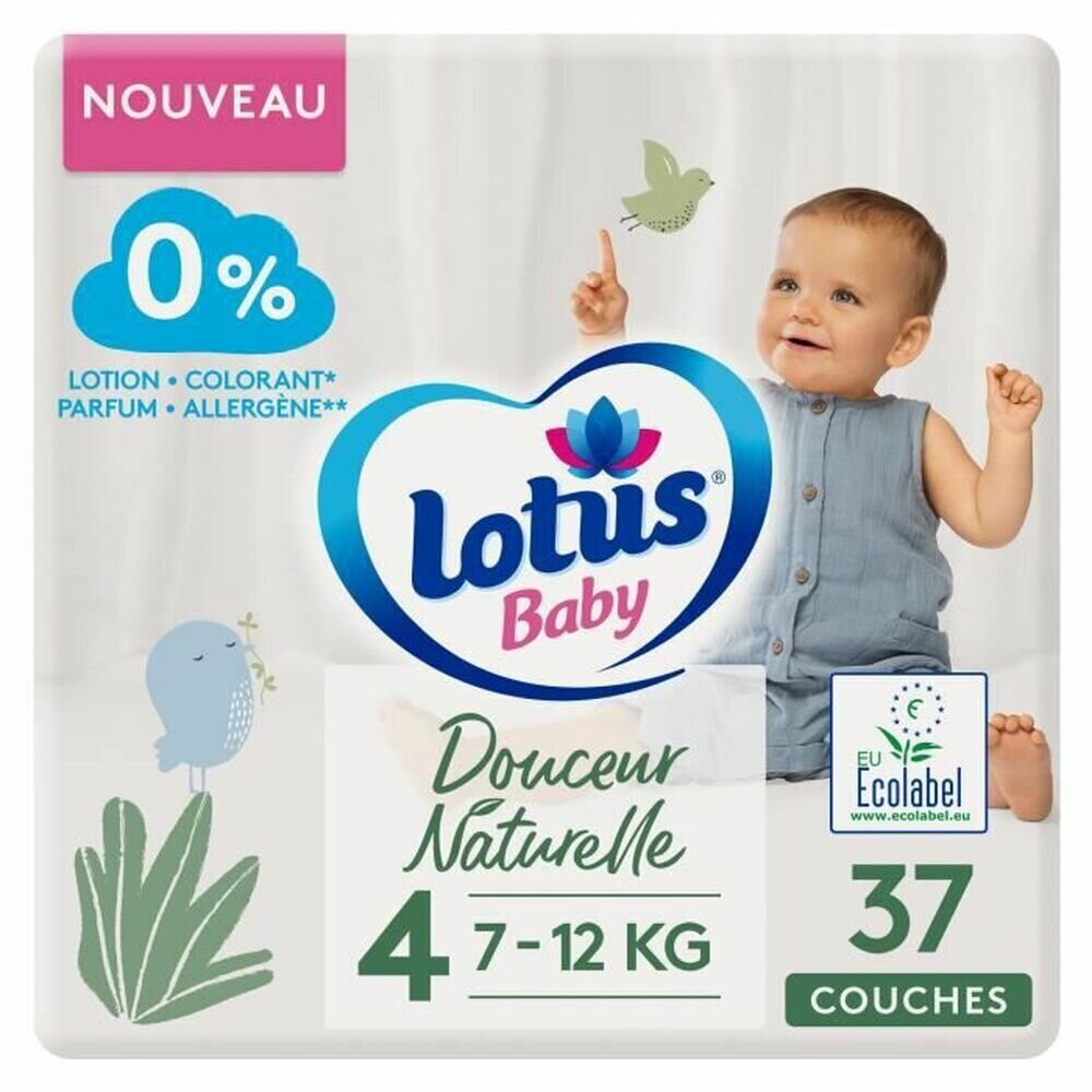 Vienreizlietojami autiņi Lotus Baby T4 (37 uds) cena un informācija | Autiņbiksītes | 220.lv