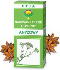 Натуральное эфирное масло аниса Etja, 10мл цена и информация | Эфирные, косметические масла, гидролаты | 220.lv