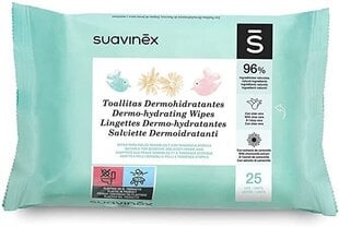 Mazuļu Salvetes ar Krēmu Suavinex Baby (25 gb.) cena un informācija | Mitrās salvetes, vienreizlietojamie paladziņi | 220.lv