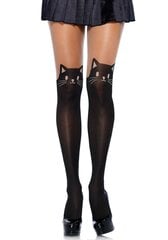 Zeķubikses sievietēm Leg Avenue Black Cat, melnas цена и информация | Колготки | 220.lv