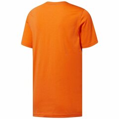 Футболка с коротким рукавом мужская Reebok Sportswear Rebelz Оранжевый цена и информация | Мужские футболки | 220.lv