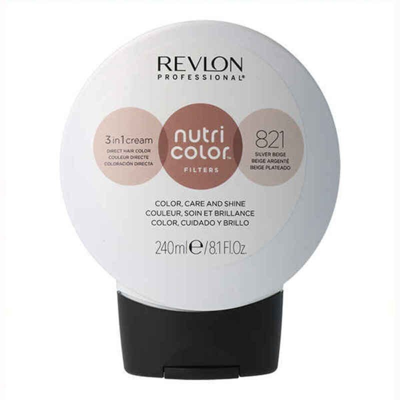 Noturīga Krāsa Nutri Color Revlon 821 Bēšs (240 ml) cena un informācija | Matu krāsas | 220.lv