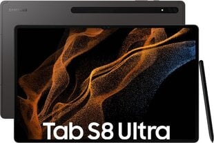 Samsung Galaxy Tab S8 Ultra WiFi 16/512GB SM-X900NZAFEUB Graphite cena un informācija | Planšetdatori | 220.lv