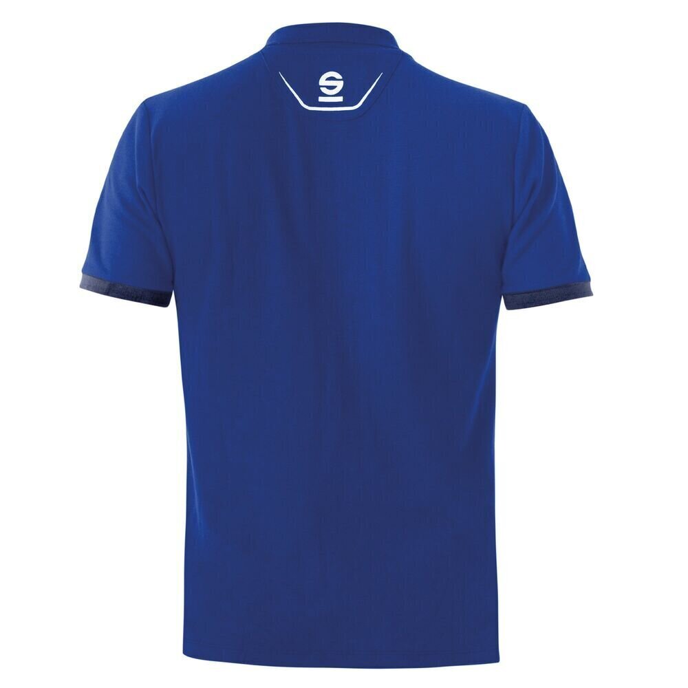 Vīriešu Polo krekls ar Īsām Piedurknēm Sparco TECH STRETCH Zils цена и информация | Vīriešu T-krekli | 220.lv