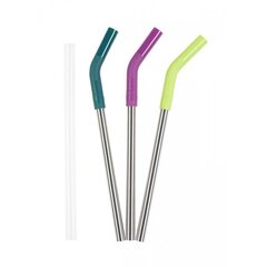 Многоразовые соломинки Klean Kanteen 10 мм Straw 3-Pack цена и информация | Кухонные принадлежности | 220.lv