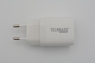 Technaxx USB divu portu ātrais lādētājs TX-198, 30W cena un informācija | Lādētāji un adapteri | 220.lv