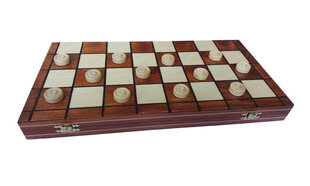 Деревянные шашки с 64 квадратами цена и информация | Настольная игра | 220.lv