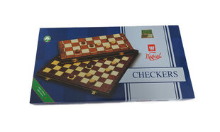 Деревянные шашки с 64 квадратами цена и информация | Настольная игра | 220.lv