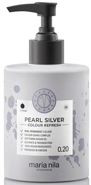 Matu maska Maria Nila Color Refresh Pearl Silver, 100 ml cena un informācija | Kosmētika matu stiprināšanai | 220.lv