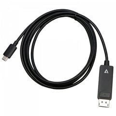 Адаптер USB C—DisplayPort V7 V7USBCDP14-2M        (2 m) 8K Ultra HD цена и информация | Адаптеры и USB разветвители | 220.lv