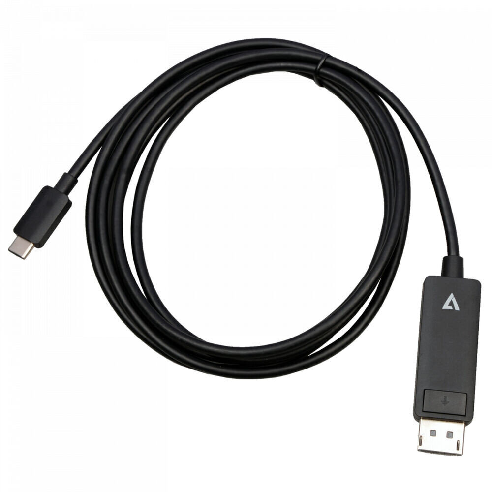 Adapteris V7 V7USBCDP14-2M  (2 m) 8K Ultra HD цена и информация | Adapteri un USB centrmezgli | 220.lv