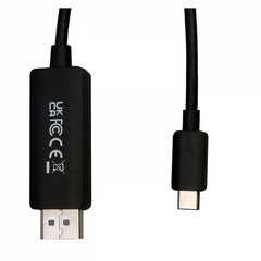 Адаптер USB C—DisplayPort V7 V7USBCDP14-1M        1 m 8K Ultra HD цена и информация | Адаптеры и USB разветвители | 220.lv