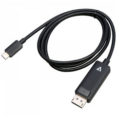 Адаптер USB C—DisplayPort V7 V7USBCDP14-1M        1 m 8K Ultra HD цена и информация | Адаптеры и USB разветвители | 220.lv