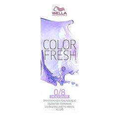 Vidēji Noturīga Krāsa Color Fresh Wella 0/8 (75 ml) cena un informācija | Matu krāsas | 220.lv