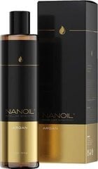 Micelārais Šampūns Nanoil Spēcīga fiksācija Arganas Eļļa (300 ml) cena un informācija | Šampūni | 220.lv