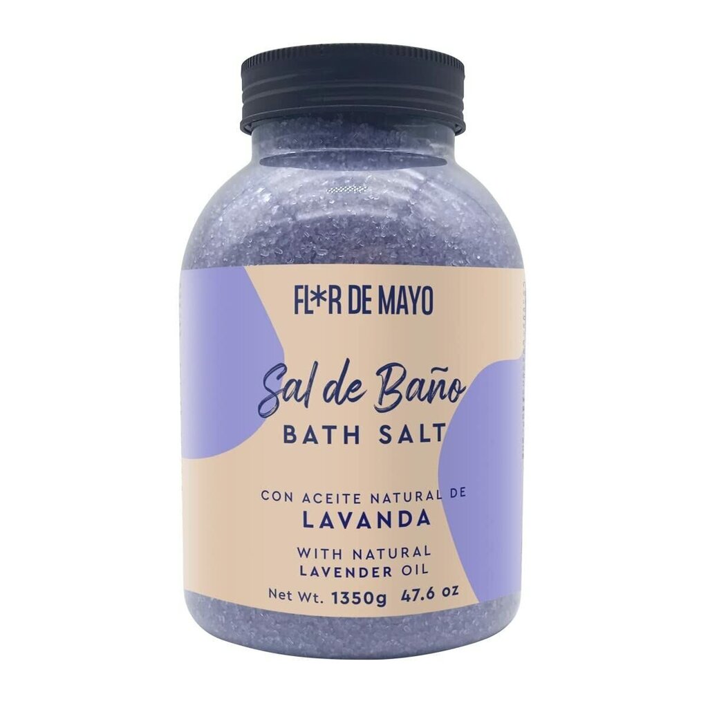 Vannas sāls Flor de Mayo Lavanda 1,35 Kg cena un informācija | Dušas želejas, eļļas | 220.lv
