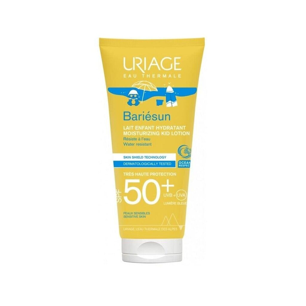 Sauļošanās pieniņš bērniem Uriage Spf 50 (100 ml) cena un informācija | Sauļošanās krēmi | 220.lv