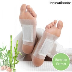 Детокс-пластыри для ног Bamboo InnovaGoods, 10 шт. цена и информация | Кремы, лосьоны для тела | 220.lv