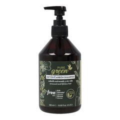 Šampūns Pure Green Detox Carbon (500 ml) cena un informācija | Šampūni | 220.lv